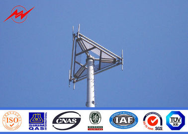 China Customized Round 100 FT Communication Distribution Monopole Cell Tower supplier