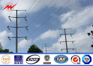 China Polygonal Electrical Power Pole for 110KV Medium Voltage Transmission supplier