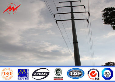 China 12m 3mm thickness Steel Utility Pole for electrical power line supplier