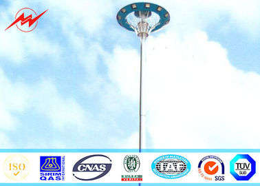 China 20M Height HPS Plaza High Mast Tower , Commercial Outdoor Light Poles supplier