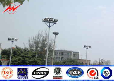 China Large outdoor areas 25M High Mast Pole with different head frame type supplier