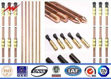 China 1/2&quot; 5/8&quot; 3/4&quot; Copperweld Ground Rod Maintaining Toughness OEM ODM supplier
