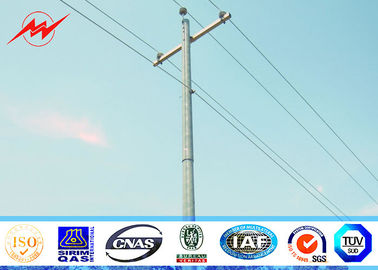 China 12m 1250DAN Steel Utility Pole GR65 Material For Togo Electric Distribution supplier