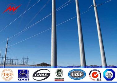 China Class Two 40FT Height Steel Electrical Power Pole 5mm Thickness For 69KV Transmission Distribution Application supplier
