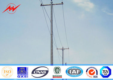 China Waterproof Electric Transmission Towers Power Steel 25ft - 70ft supplier