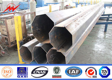 China 60ft 70ft 75ft 1200kg Galvanised Steel Posts For Transmission Power Line supplier