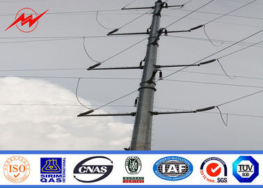 China Treated 35F Electric Power Pole Galvanized For Philippines Transmission Line supplier