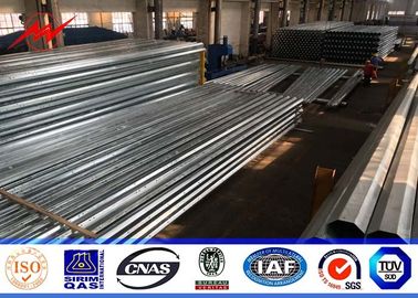 China Round Section Transmission Galvanised Steel Poles 15m 24KN With ISO Approved supplier