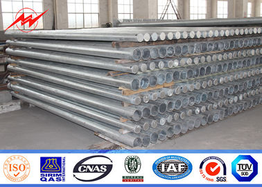 China 12 Sides 15M Clase 2500 Galvanized Steel Pole With Pairs of Climbing Bolt supplier