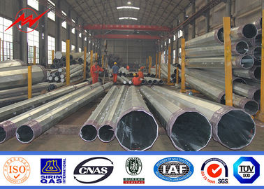 China 10MM Galvanized Distribution Metal Utility Poles 69kv Tranditional Philippines supplier