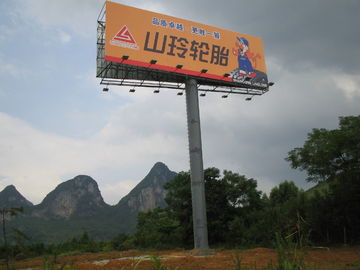 China Galvanized steel Multi Color Roadside Outdoor Billboard Advertising 3M height supplier