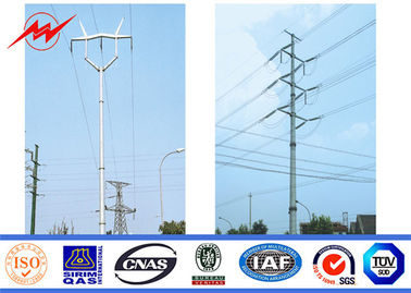 China 20m Power Tubular Steel Structure Electrical Transmission Poles 33kv Line Array Tower supplier