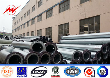 China Galvanized Steel Electrical Power Pole For Transmission And Distribution supplier