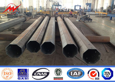 China Hot Dip Galvanized Steel Philippines Metal Utility Poles For Utility Transmission Line supplier
