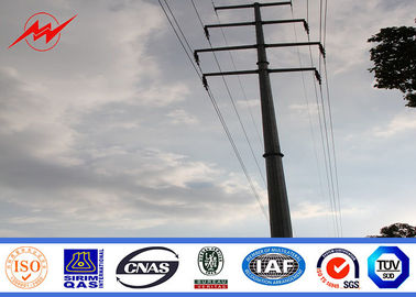 China Octagonal Steel Electric Utility Pole For 132kv Electrical Distribution Line supplier