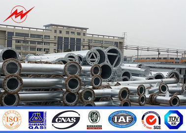 China Asian Standard Hot Dip Galvanized Electrical Power Pole Embedded Ground Level supplier