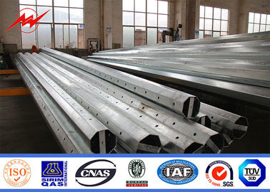 China 10m - 200 Dan 12m - 200 Dan Togo Galvanized Light Pole High Yield Strength supplier