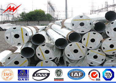 China Octagonal 20ft - 90ft Steel Tubular Pole For 69kv Power Distribution Transmission Line supplier