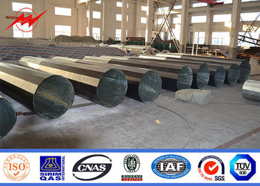 China 6mm Octagonal 132KV 15m 30m Steel Power Pole supplier