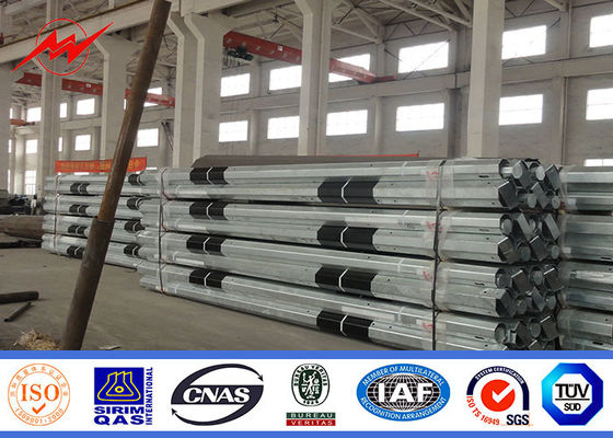 China Hot Dip 11m 12m 15m Galvanized Tapered Monopole Tower supplier