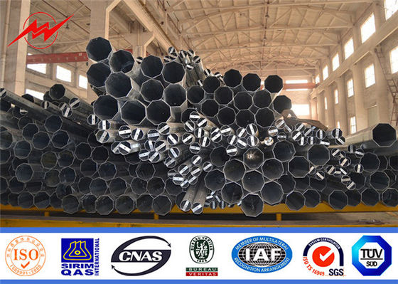 China Hot Dip Galvanizing 11.8m 800 Dan Steel Power Pole supplier