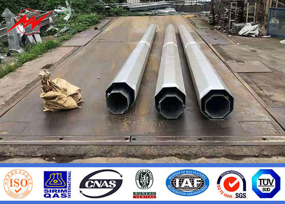 China 69kv 60ft 65ft 70ft Steel Utility Poles Traditional Galvanized Distribution supplier