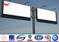 Single Sided Outdoor Steel LED Advertising Board Display 12M-30M Height supplier