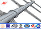 11M steel galvanized Electrical Power Pole for overhead transmission line supplier