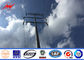 11M 300daN Steel Utility Pole Gr65 Material for 69KV Power Distribution supplier