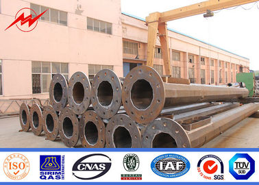 8m-60m Steel Power Pole With 2.5KN-200KN Breaking Load supplier