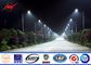 Outdoor 6M Double Arm Painting Galvanized Steel Pole Q234 Material for Road Lighting supplier