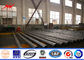20m conical high mast pole for sports center lighting with winch supplier