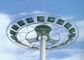 55m Hot dip galvanization ourdoor High Mast Pole for seaport lighting supplier