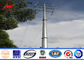 Cheapest telecom tower Steel Utility Pole for 120kv overheadline project supplier