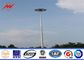 30m multisided hot dip galvanized high mast pole with lifting system supplier