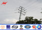 10m Q345 hot dip galvanized electrical power pole for transmission line supplier