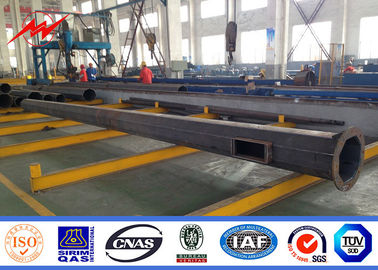 Customized Mounting Height Electrical Power Pole With Round Conical Shape supplier