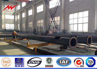 Hot Dip Galvanized Steel Transmission Pole With Q345 Q460 Material supplier