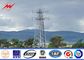 High Voltage Galvanized Steel Electric Monopole Telecommunication Tower supplier