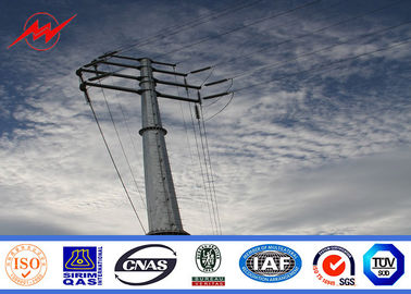 11m 3mm Thickness Electrical Steel Utility Pole For Transmission Line supplier