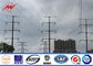 138 KV Transmission Line Electrical Power Pole , Steel Transmission Poles supplier