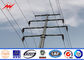 11kv 12m 3mm thickness Steel Utility Pole for overheadline project supplier