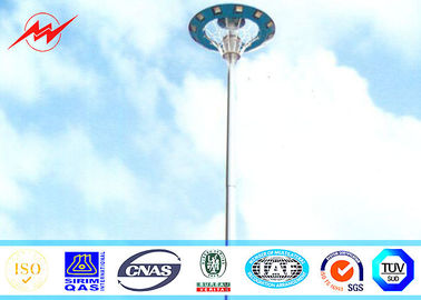 20M Height HPS Plaza High Mast Tower , Commercial Outdoor Light Poles supplier