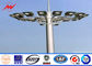 15M LED High Mast Light Pole Highway / Airport High Mast Lighting Pole ISO 9001 supplier