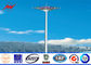 70 meters in height High Mast Pole with circular lantern panel for flood lighting supplier