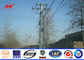 12sides 25ft 69kv Steel Utility Pole for Power Distribution structures with climbing rung supplier