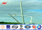 11.8M 50KN 6mm Thikcness Steel Utility Pole For Electrical Power Tower supplier