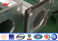 Single Arm 3mm Galvanized Steel Poles , Anti - Corrosion Outdoor Light Pole supplier