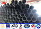 230kv 3mm Thickness Tubular Steel Pole With Prestressed Anchor Bolt Accessories supplier