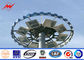 40m Multi Sided Seaport Lighting High Mast Tower With Lifting System supplier